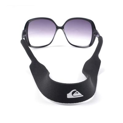 China Custom Neoprene Footprint Logo Neoprene Glasses Strap Safety Strap Rope Eyewear Eyewear Monocle Head Strap for sale