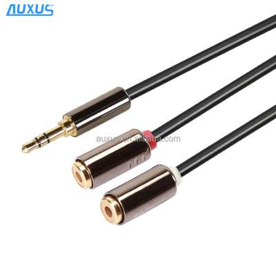 China Aux cable 2 3.5mm female rca cable. multimedia audio best for extension, RCA y-adapter cable for sale