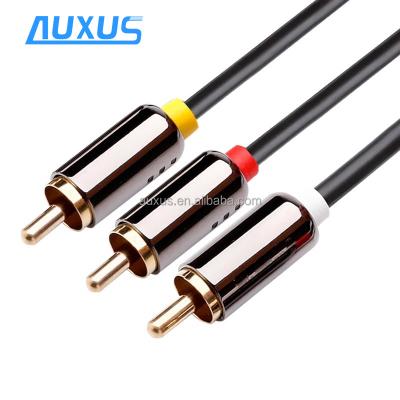 China High End Multimedia Cable 3rca-3rca Japan AV Audio Cable With Good Quality Copper Head for sale