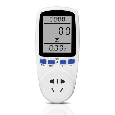 China 220V 60HZ PM001-C Socket Voltage Protector Electricity Meter Electrical Power Measurement for sale