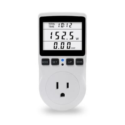 China LCD Display Power Meter Power Control Wall Socket Meter PM004W-U for sale