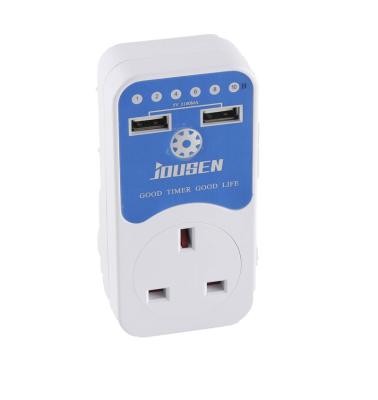 China Electric timer JSSP-T201UK of timer 16A universal standard socket outlet for sale