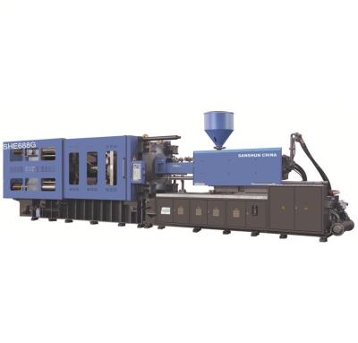 China SHE688G Horizontal Servo Energy Saving Plastic Pallet Injection Molding Machinery for sale