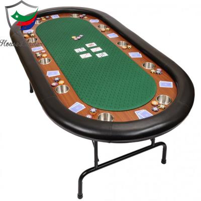 China Texas Hol They 84 Inch Professional Quality Custom Height Professional Casino Poker Cheap Foldable Table For Sale for sale