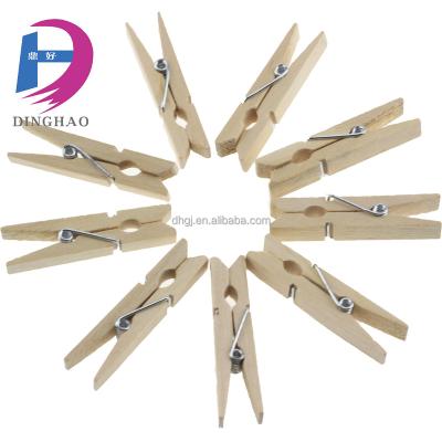 China Natural Birch Plant Fabric Wood Peg, Decorative Clip for sale