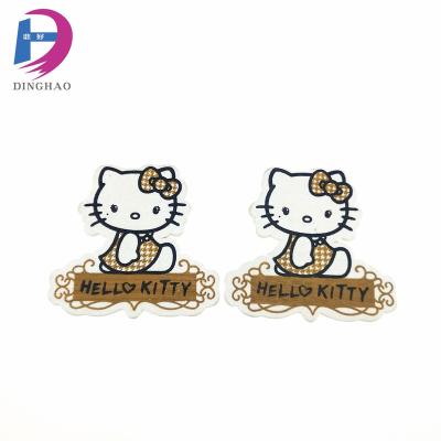 China Cartoon Toy Beautiful Kitty Shaped Fashion Bracelet Pink Hello Beads For Wooden Bracelet for sale