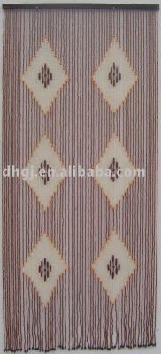 China 31strands Roman wooden bead curtain with arrows and dots for sale