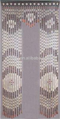 China China patterned door natural wood beaded half-curtain for sale