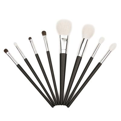 China Makeup Blending Kit Smudge Eye Makeup Brushes Cosmetic Shinedo 8 Pcs Horse Hair Goat Hair Powder Blush Crease Eyeshadow Smudge Brush for sale