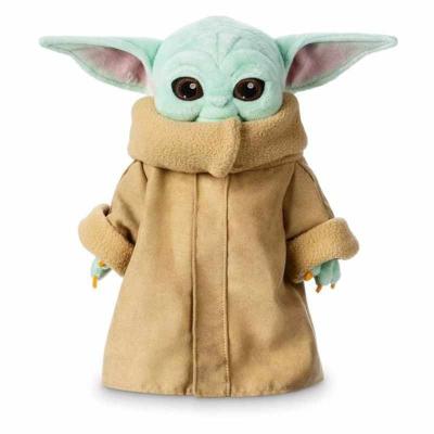 China 1 Plush Toy Baby Yoda Plush Toys Cartoon Peluche Stuffed Soft Head Yoda Doll Baby Yoda for sale