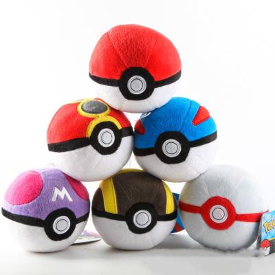 China Key 1 Plush Push Up Pokemon Ball Stuffed Push Pocket Doll Chain Toys Toy Gift Pokemon Ball Poke Ball for sale