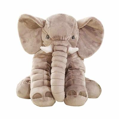 China Cute Stuffed Elephant Plush Toy Pillow Elephant Doll 60cm Child Comfort Plush Sleeping Animal for sale