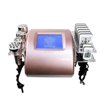 China Magic Weight Loss Plus B0111 6 in 1 Slim 40K Vacuum Cavitation RF Equipment For Fitness for sale