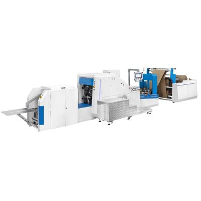 China High quality hotels new arrivals automatic small-fed square bottom paper making machine with flat handle for sale