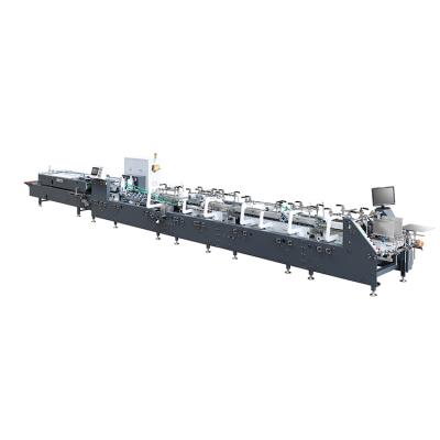 China 4 6 corner direct high speed bottom lock food factory supply box folder fully automatic gluer machine for sale