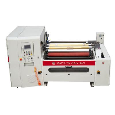 China Automatic Food Vertical BOPP PET CPP CPE PVC Roll Film Slitting Rewinding Machine for sale