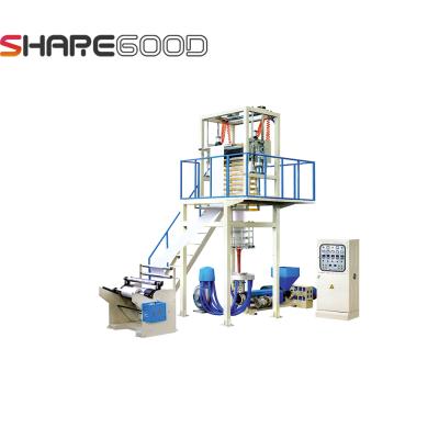 China Model 600 Blown High Speed ​​Single Screw Film Factory Price LDPE HDPE Plastics Extrusion Film Blowing Machine for sale