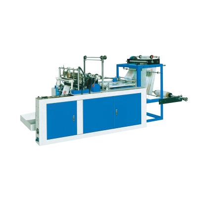 China Hotels Plastic Bag Making Machine Automatic High Speed ​​T Shirt Bag Making Machine With Hot Cut for sale