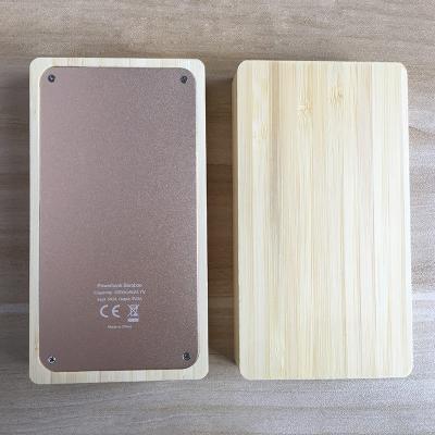 China 2021 Support Sale Wholesale Good Quality Power Eco-friendly Wood Fast Charging Best Bamboo Powerbank For Mobile Phone for sale