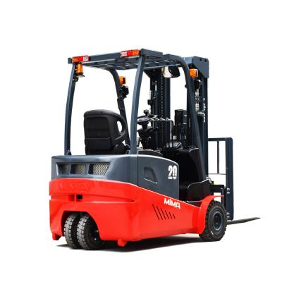 China MiMA High-speed 3-wheel Counterweight Forklifts 2T Electric Forklift Trolleys 1600Kg with Solid Rubber Tires for outdoor Working en venta