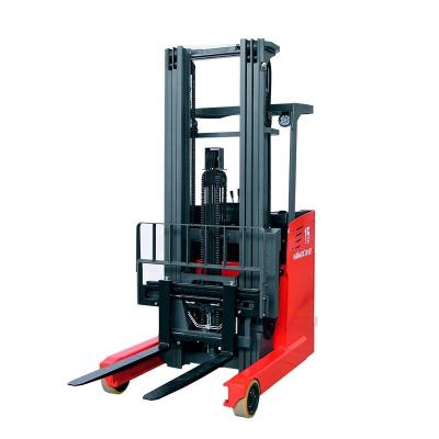 China GOOD quality Factory Price Professional Stacker Forklift Semi Electric Stacker Electric Reach forklift for sale