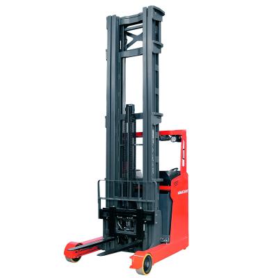 China Chinese good quality MIMA brand Full AC systems 3000kg load Electric Seated Reach Truck with side shift. en venta