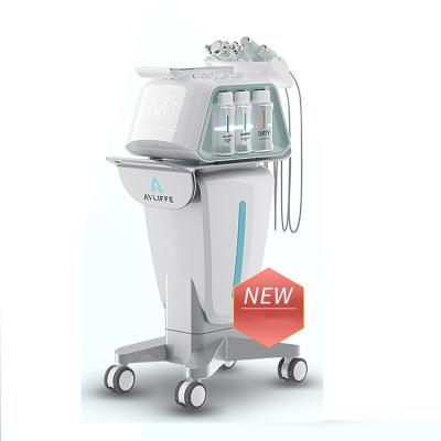 China Hydraulic Hydrogen Microabrasion Treatment Skin Acne Skin Rejuvenation Dermabrasion Facial Machine 6 in 1 Facial Machine for sale