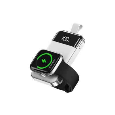 China Powerbank 2000mah slim Watch wireless charging Mini is more portable Strapped design for portable travel for sale