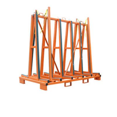 China Other Good Quality Granite Slab Stone Double Sided One Stop-One Frame Carrying Rack For Truck Warehouse for sale