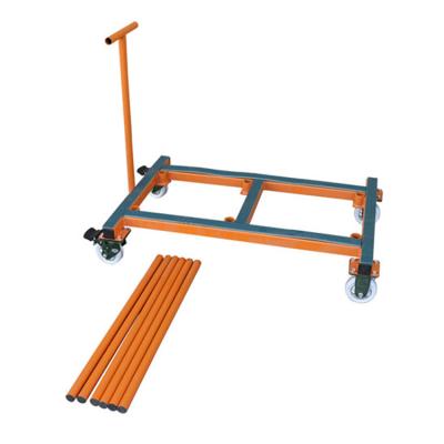 China / 2021 New Promotion Orange / Customized Steel Slab Rack Trolley For Mobile Slab Working Table for sale