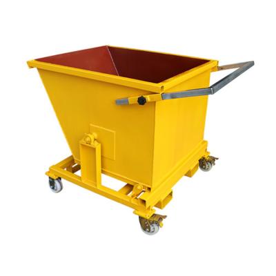 China Customized / High Quality Yellow / Collapsible Stone Workshop Waster Container Dump for sale