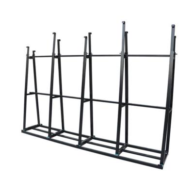 China New High End Listing Black / Customized Steel Sturdy Slab Display Rack For Slab For Convenience 300*60*165-220cm for sale