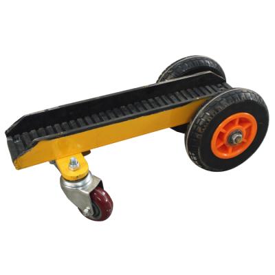 China Building Material Shops Best Price Top Quality Yellow / Foldable Customized Hand Truck For Moving Platform Easy Storage Four Wheel Power Cart for sale