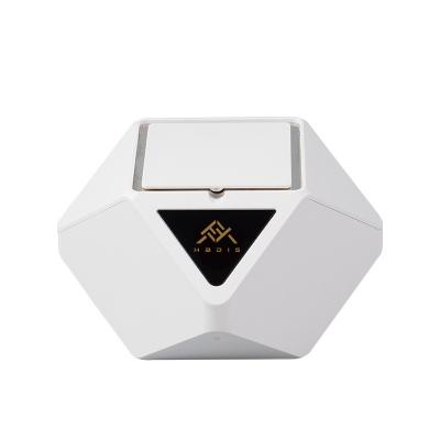 China Durable Newest Design Modern Office Car Encased Smokeless Ashtray With Lid Rechargeable Portable Smart Ashtray for sale