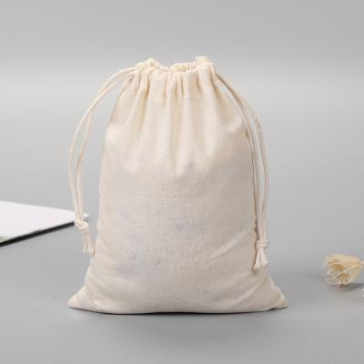 China Hot Sale RTS Cheap Gift Pouch Canvas Handled Drawstring Bag 8oz X S M L Xl Wholesale QIDI Amazon Promotion Small for sale