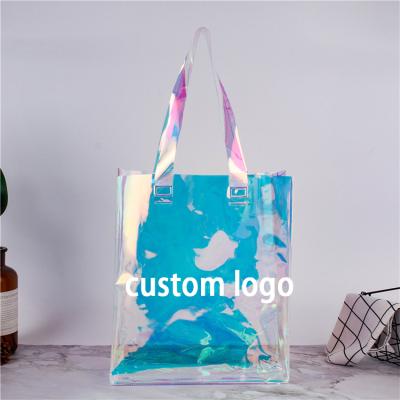 China Fashion Amazon Hot Sale Fashion Kid's Clear PVC Tote Small Pvc Jelly Tote Bag Candy Handbag, Jelly Pearl Mini Bags for sale