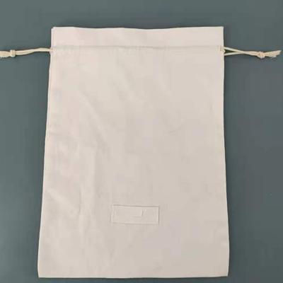 China 100% Eco-Friendly Recyclable Custom Natural Small Cotton Drawstring Bags Packaging Large, Cheap Drawstring Bag for sale