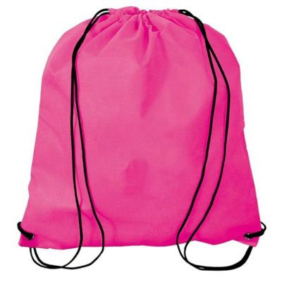 China Fold Backpacks Logo Cotton Packaging Plain Cotton Promotional Drawstring Bag, Large Drawstring Cotton Bag for sale