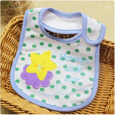 China 2018 Amazon Success Antibacterial Baby Bandana Drool 3 Layer Waterproof Bibs For Embroidery for sale