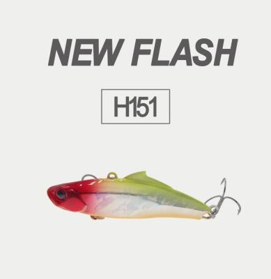 China ABS Plastic Flash New Sinking VIB Wobbler Heavy Lure For Winter Ice Fishing H151 for sale