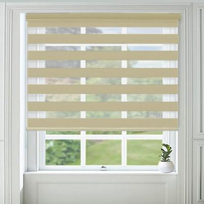 China HOT Selling Minimalist Zebra Roller Shades Cordless Zebra Double Layer Roller Blind Zabra Window Shade for sale