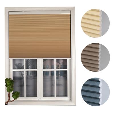 China Custom Minimalist Honey Indoor Comb Sun Shade Desktop Bathroom Blind For Window for sale