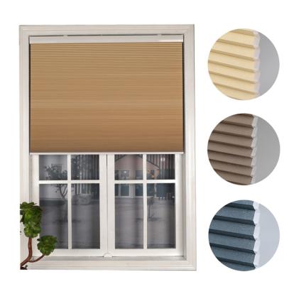 China Automatic Remote Control Cellular Shade Sun Shade Minimalist Home Office ODM OEM ODM Factory Honey Comb Sahde Blinds For Window for sale