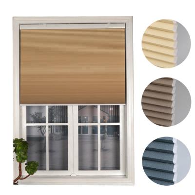 China Customized Automatic Remote Control Cellular Shades Minimalist Honeycomb Shade Sun Shade Home Office Home Honeycomb Cellular Blinds For Window for sale