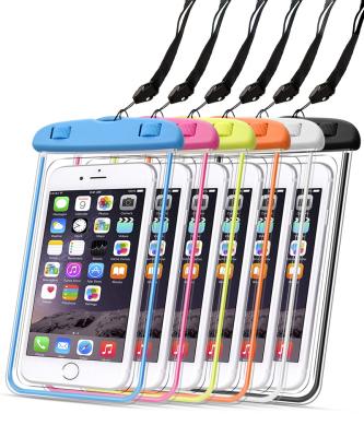 China Waterproof 2021 Top Products Waterproof Bag For iPhone For Android Portable Cell Phone Accessories PVC Waterproof Bags for sale