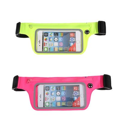 China Shenzhen Factory Running Waterproof Sports Support Belt Touch Screen Gearwear For Running Phone Holder Waist Belts Bag for sale