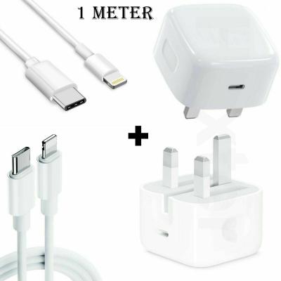 China High Quality 100% Genuine Power CE Fast Charging Charger / Hardwire 20W PD Plug For Apple iPhone Ipad Travel Charger Set Fast Charging for sale