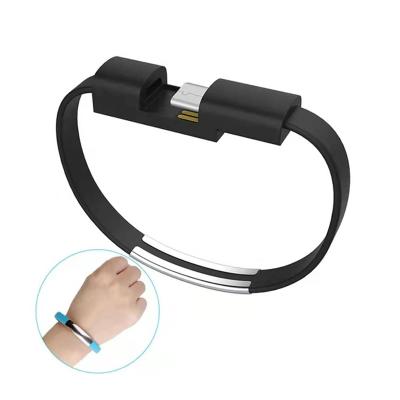 China Popular Wholesale Fast Micro USB Charger Cable Mobile Phone Data Cable MP3/MP4 Player Wristband Charging Cable for sale