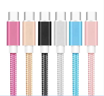 China Wholesale high quality mobile phone 1m nylon braided micro usb charging cable for micro charger for sale