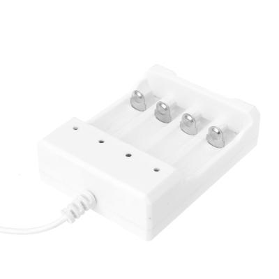 China 1.2V 4-Slots AA/AAA Battery 1.2V 4-Slots AA/AAA Battery Charger Adapter Universal USB Rechargeable Smart Plug for sale